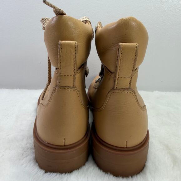 J.Crew Alpine Nordic Light Caramel Leather Boots Women’s Size 7M - Picture 4 of 11
